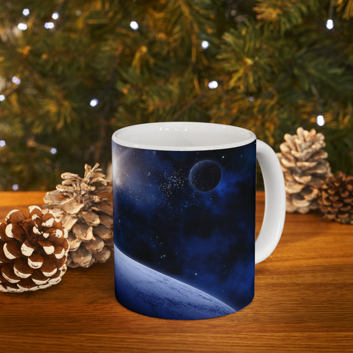 Ceramic Mug 11oz - Cosmic Elixir: The Outer Space