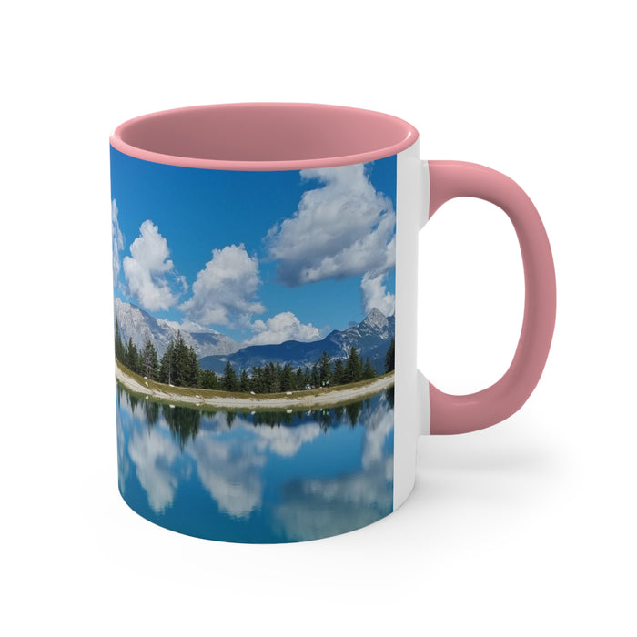 Accent Coffee Mug, 11oz - Enchanting Seefeld: Alpine Delight