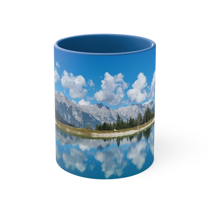 Accent Coffee Mug, 11oz - Enchanting Seefeld: Alpine Delight