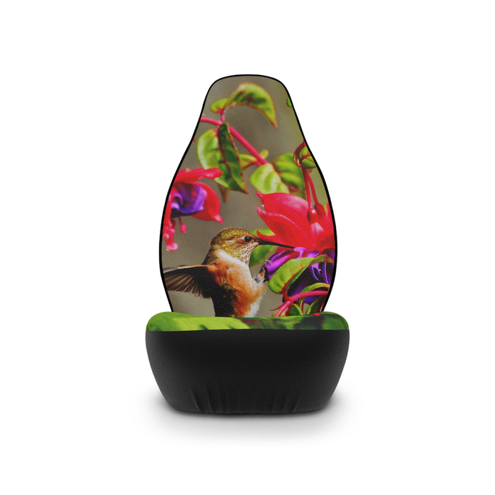 Car Seat Covers - Rufous Elegance: Vibrant Hummingbird