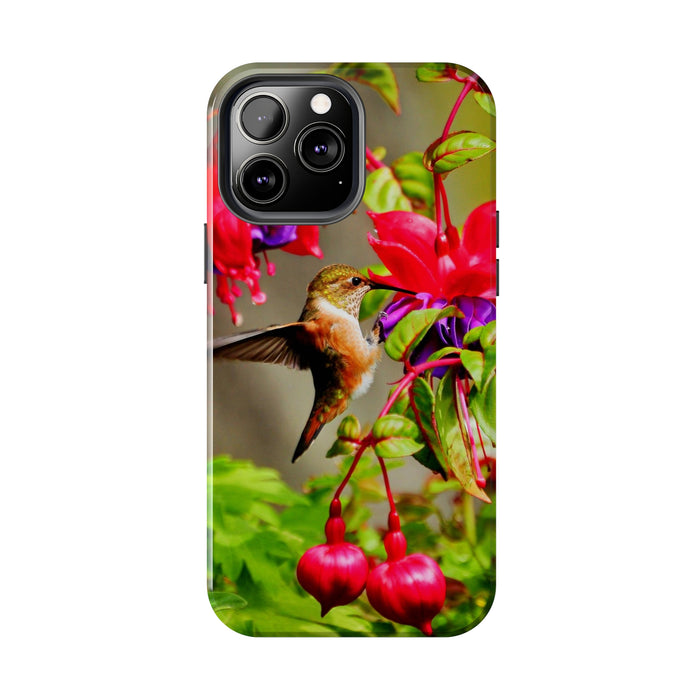 Tough Phone Cases - Nature's Elegance: Rufous Hummingbird