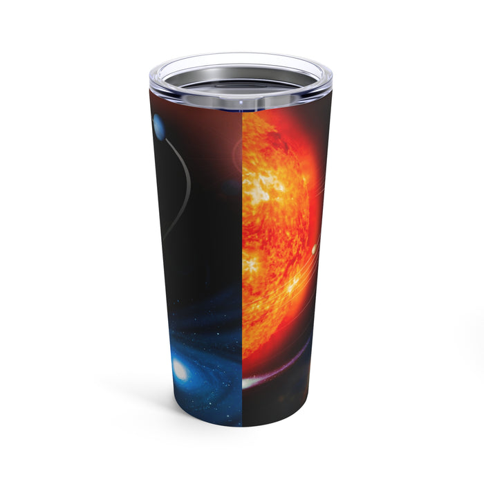 Stainless Steel Tumbler, 20oz - Planetary Sips: The Solar System