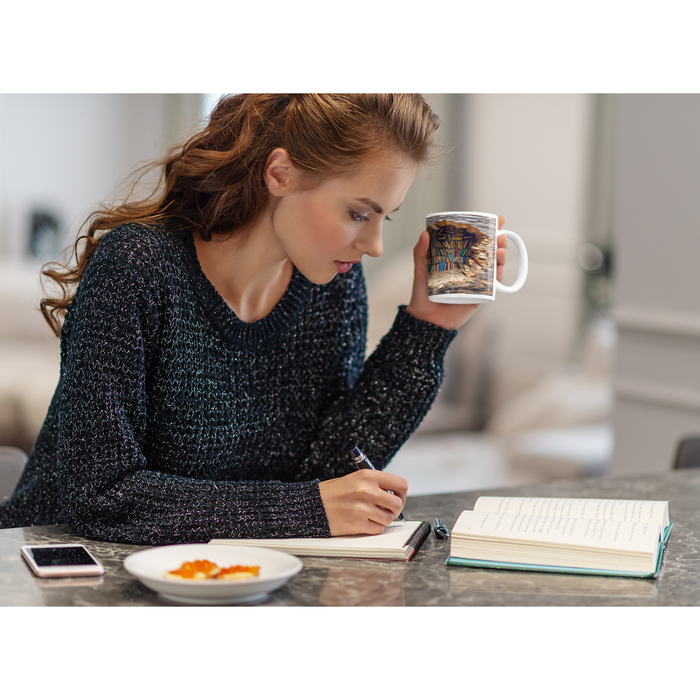 Vivid 3D effect mug for coffee and tea enthusiasts