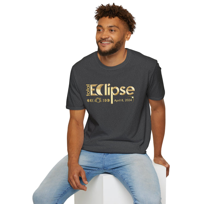 Golden Eclipse T-Shirt: Commemorating the 2024 Total Solar Eclipse