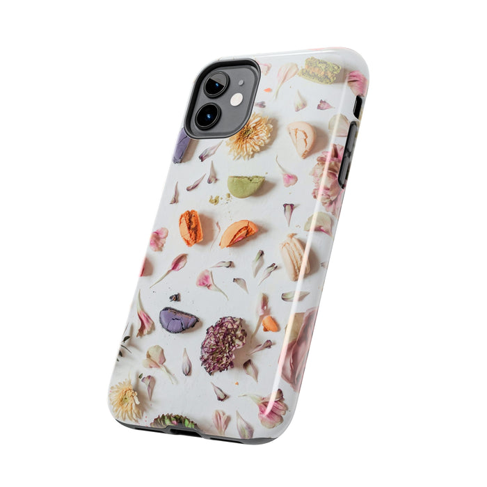 Tough Phone Cases - Blooming Beauty: Delicate Petals in Motion
