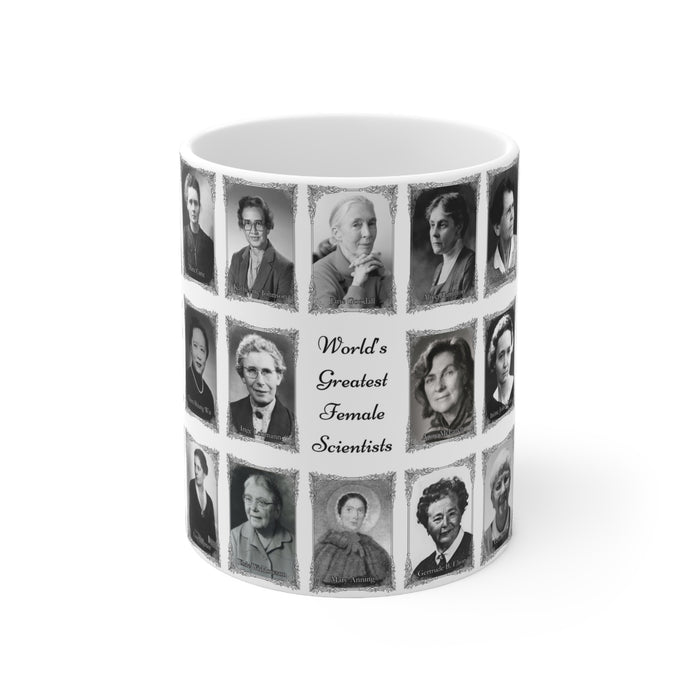 Ceramic Mug 11oz - The World's Greatest Female Scientists