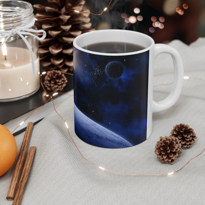 Ceramic Mug 11oz - Cosmic Elixir: The Outer Space