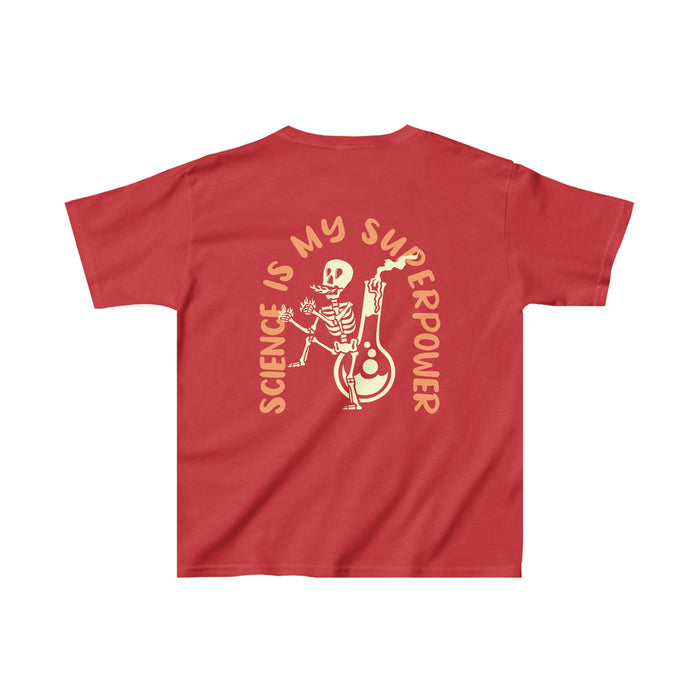 Kid's Heavy Cotton™ Tee - Pumpkin Magic & Science Superpower