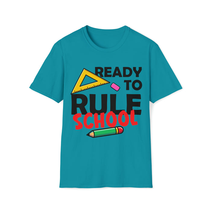 Unisex Softstyle T-Shirt - "Ready to Rule School"