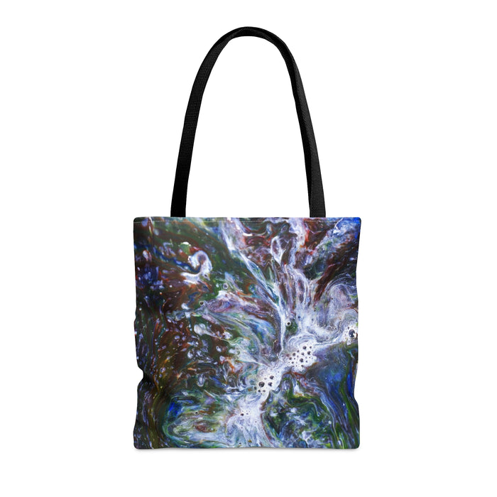 Tote Bag (AOP) - Dynamic Fusion: Liquid Abstract Art