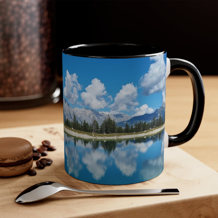 Accent Coffee Mug, 11oz - Enchanting Seefeld: Alpine Delight