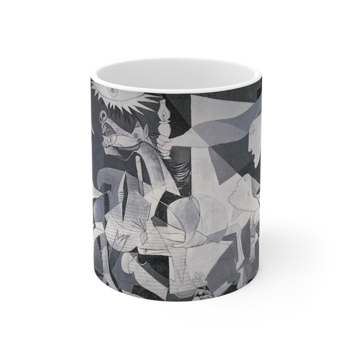 Ceramic Mug 11oz - Picasso's Powerful Reflection: Guernica