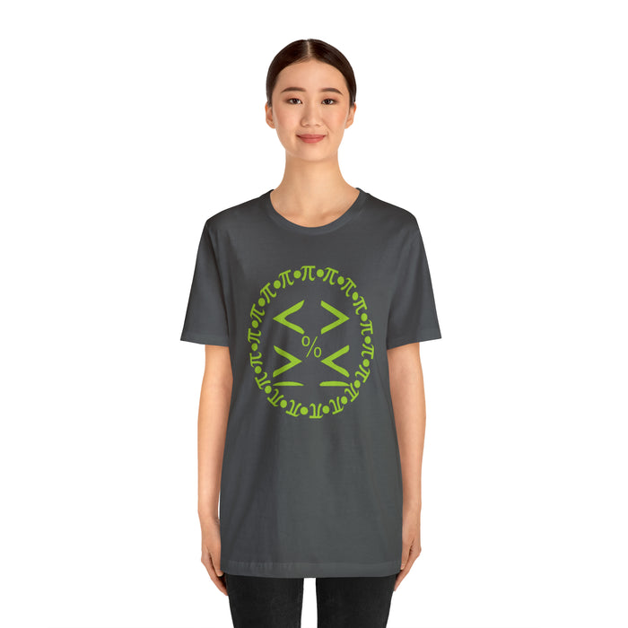 Unisex Jersey Short Sleeve Tee - Pi and Symbols: Mathematical Elegance