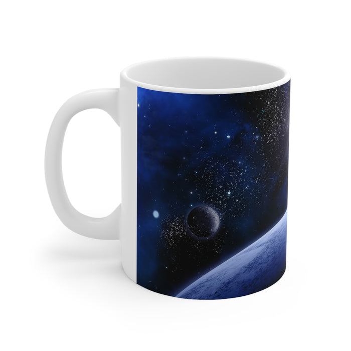 Ceramic Mug 11oz - Cosmic Elixir: The Outer Space