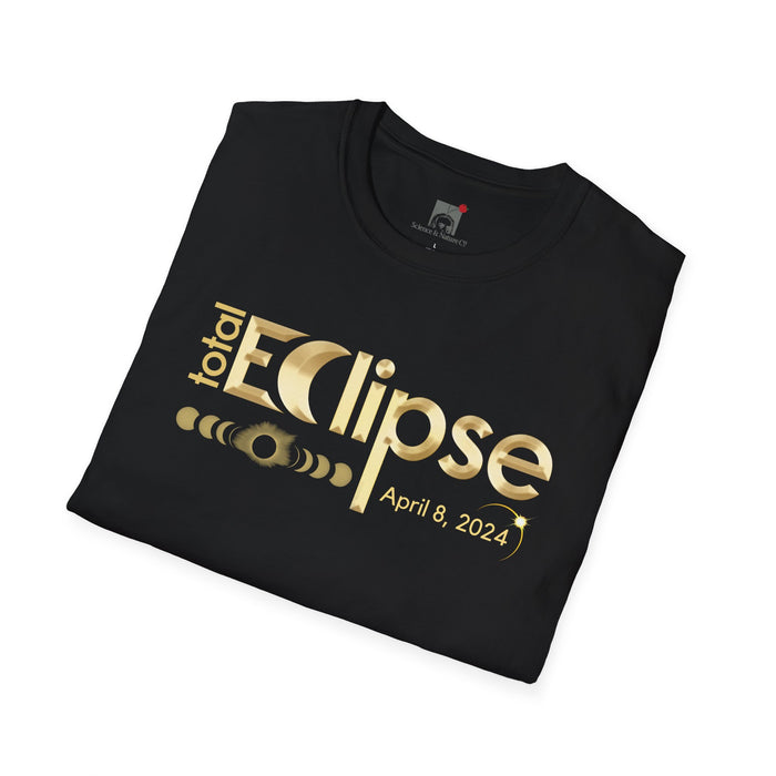 Golden Eclipse T-Shirt: Commemorating the 2024 Total Solar Eclipse