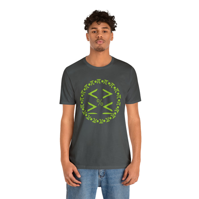 Unisex Jersey Short Sleeve Tee - Pi and Symbols: Mathematical Elegance