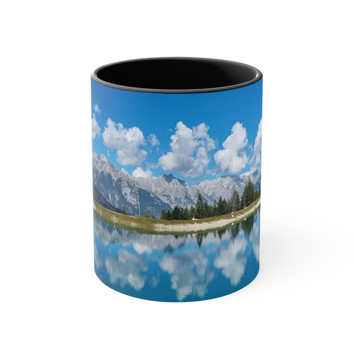 Accent Coffee Mug, 11oz - Enchanting Seefeld: Alpine Delight