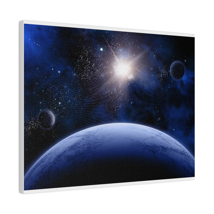 Matte Canvas, Stretched, 0.75" - Cosmic Elixir: The Outer Space