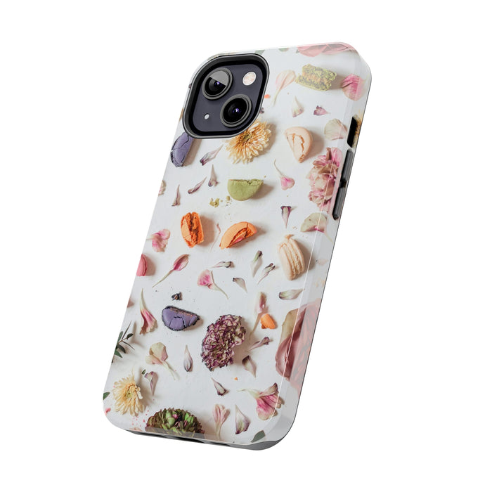 Tough Phone Cases - Blooming Beauty: Delicate Petals in Motion