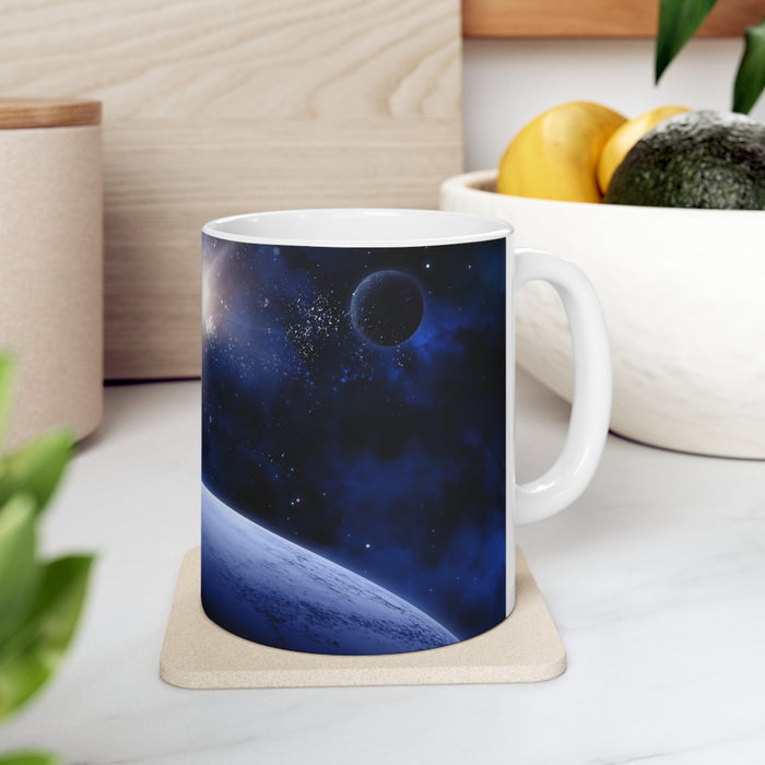 Ceramic Mug 11oz - Cosmic Elixir: The Outer Space