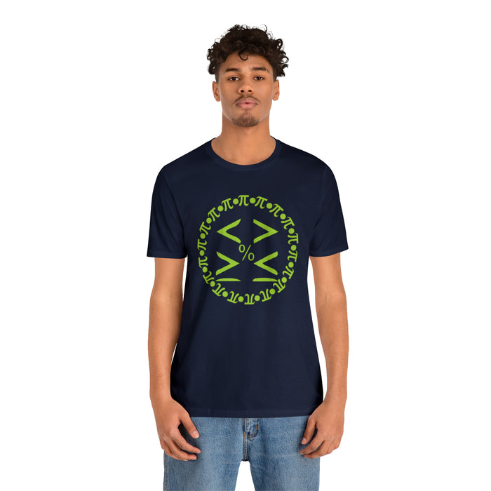 Unisex Jersey Short Sleeve Tee - Pi and Symbols: Mathematical Elegance