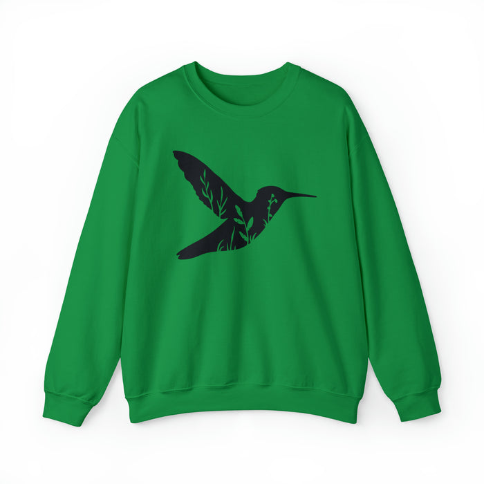 Unisex Heavy Blend™ Crewneck Sweatshirt - Whispers of Nature: Hummingbird Harmony 🌺🕊️