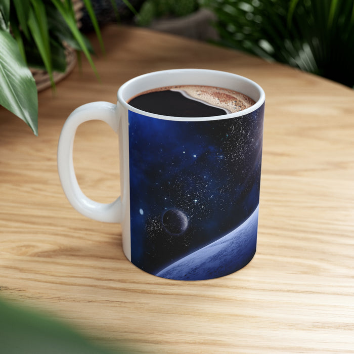 Ceramic Mug 11oz - Cosmic Elixir: The Outer Space