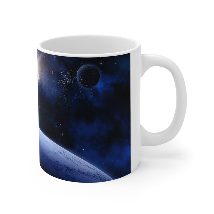 Ceramic Mug 11oz - Cosmic Elixir: The Outer Space