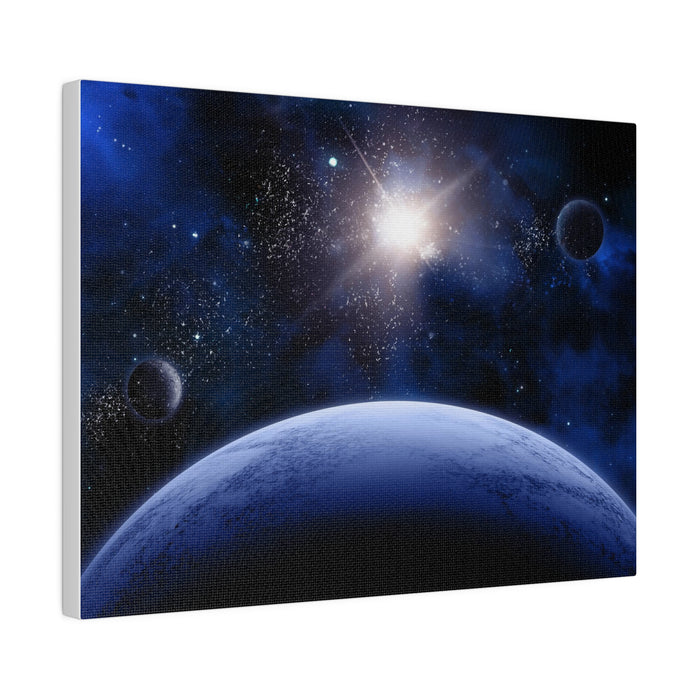 Matte Canvas, Stretched, 0.75" - Cosmic Elixir: The Outer Space