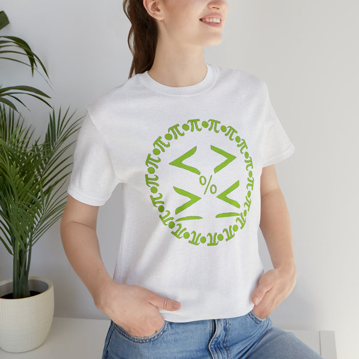 Unisex Jersey Short Sleeve Tee - Pi and Symbols: Mathematical Elegance