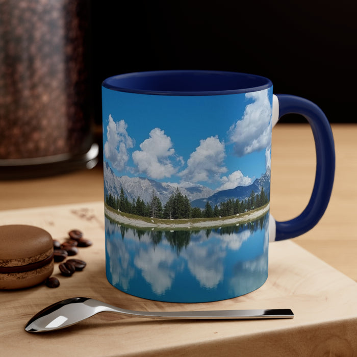 Accent Coffee Mug, 11oz - Enchanting Seefeld: Alpine Delight