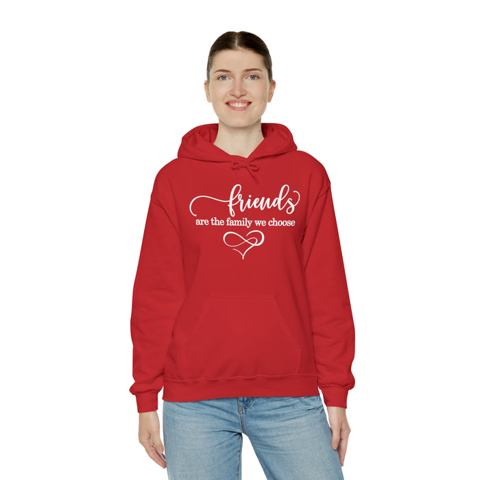 Unisex Heavy Blend™ Hooded Sweatshirt - "Friends Are the Family We Choose"