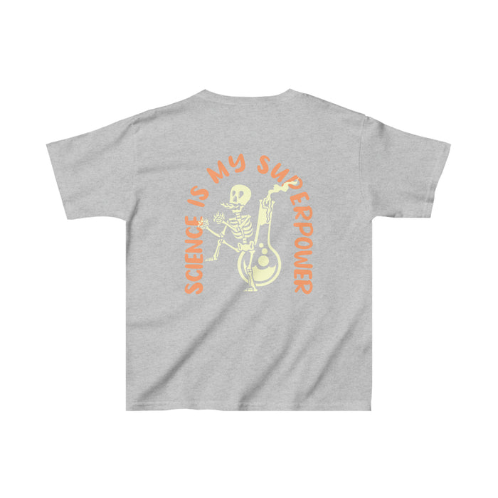 Kid's Heavy Cotton™ Tee - Pumpkin Magic & Science Superpower