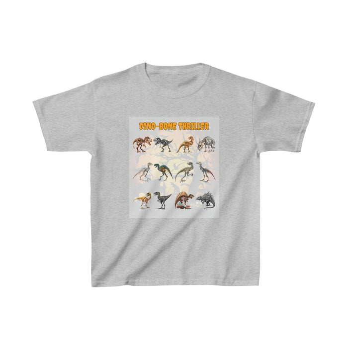 Kid's Heavy Cotton™ Tee - Dino-Bone Thriller Halloween Delight