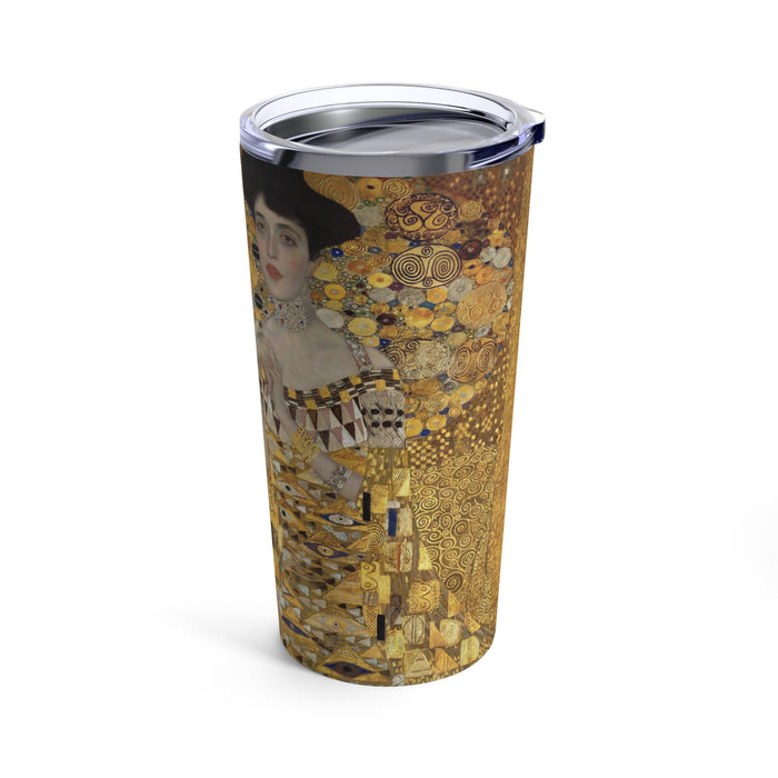 Stainless Steel Tumbler, 20oz  - The Portrait of Adele Bloch-Bauer I (AKA The Lady in Gold or The Woman in Gold)