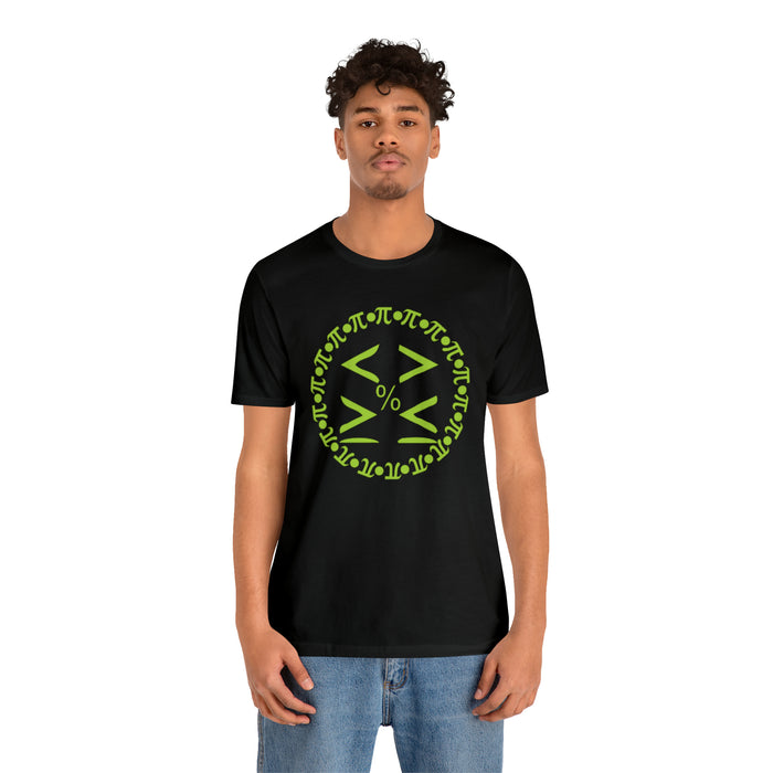 Unisex Jersey Short Sleeve Tee - Pi and Symbols: Mathematical Elegance