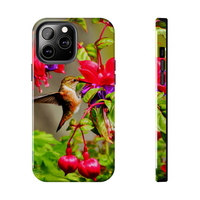 Tough Phone Cases - Nature's Elegance: Rufous Hummingbird