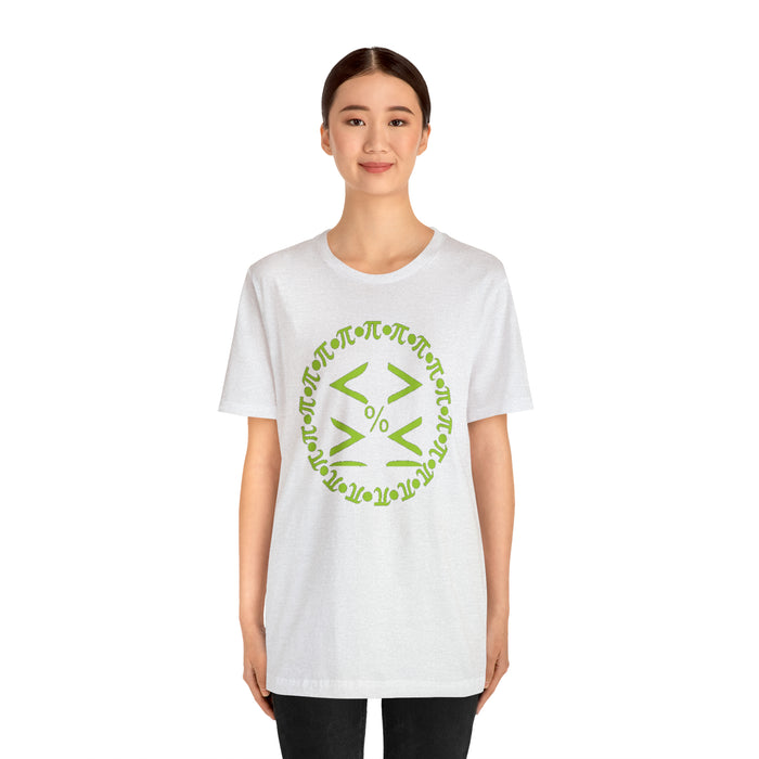 Unisex Jersey Short Sleeve Tee - Pi and Symbols: Mathematical Elegance