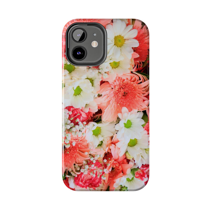 Tough Phone Cases - BlossomGuard: Close-up Floral Elegance
