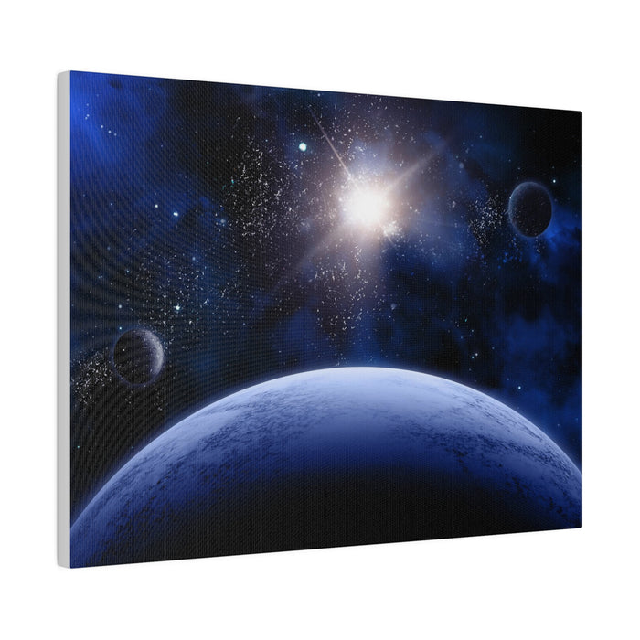 Matte Canvas, Stretched, 0.75" - Cosmic Elixir: The Outer Space