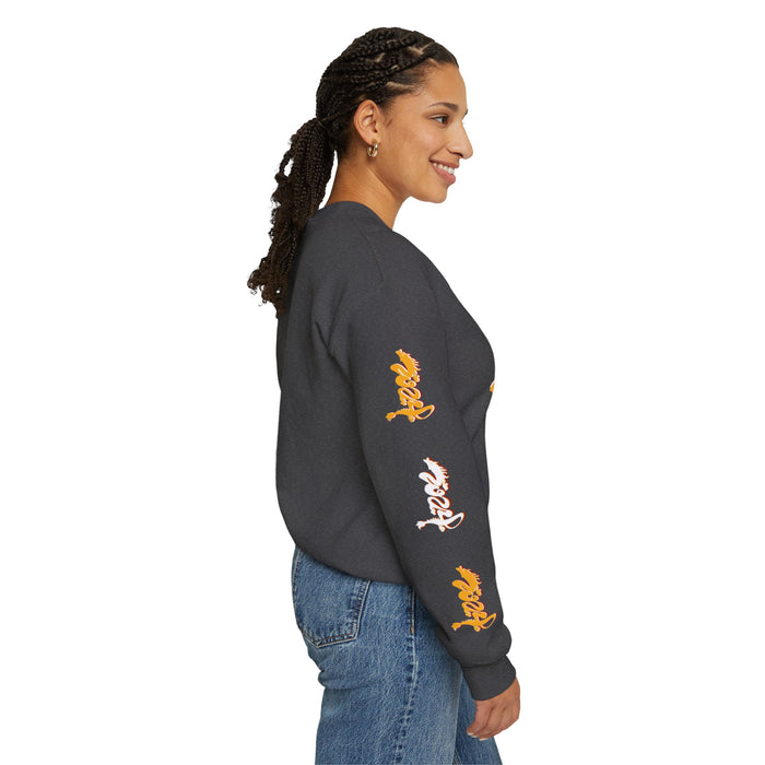 Dragon's Year: Calligraphy Commemoration Unisex Heavy Blend™ Crewneck Sweatshirt