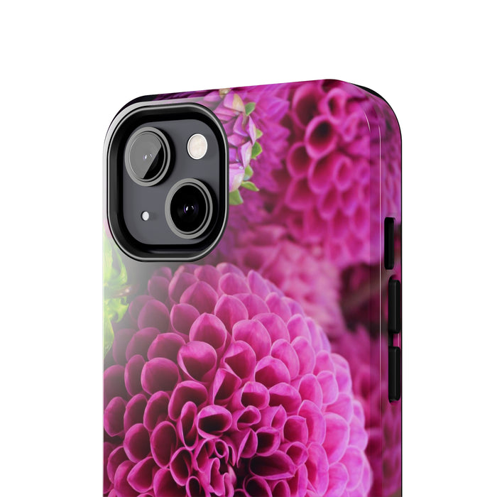 Tough Phone Cases - Dazzling Dahlia Haven