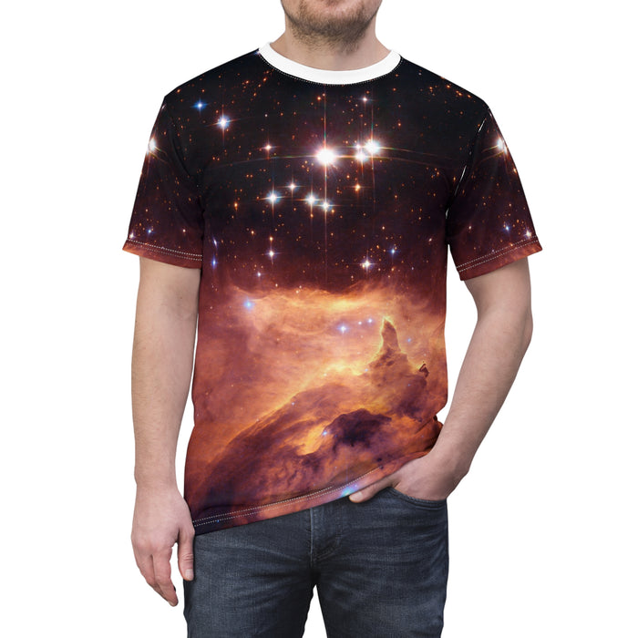 Unisex Cut & Sew Tee (AOP) - Pismis 24: Star on a Hubble Diet