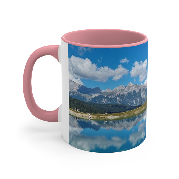 Accent Coffee Mug, 11oz - Enchanting Seefeld: Alpine Delight