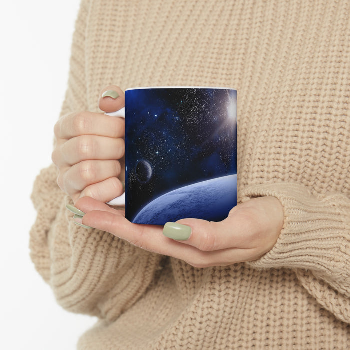 Ceramic Mug 11oz - Cosmic Elixir: The Outer Space