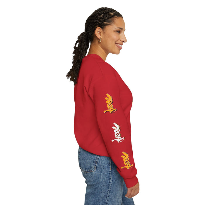 Dragon's Year: Calligraphy Commemoration Unisex Heavy Blend™ Crewneck Sweatshirt