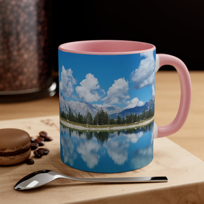 Accent Coffee Mug, 11oz - Enchanting Seefeld: Alpine Delight