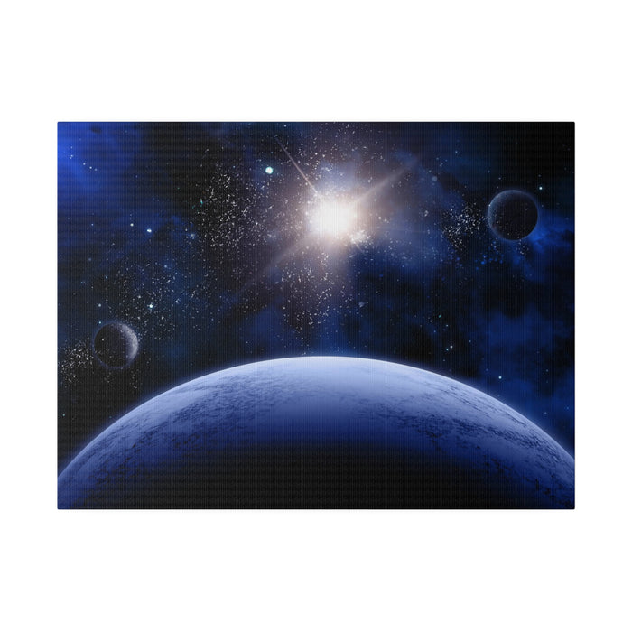 Matte Canvas, Stretched, 0.75" - Cosmic Elixir: The Outer Space