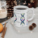 DNA vs RNA Ceramic Mug - Detailed Genetic Contrast Chart