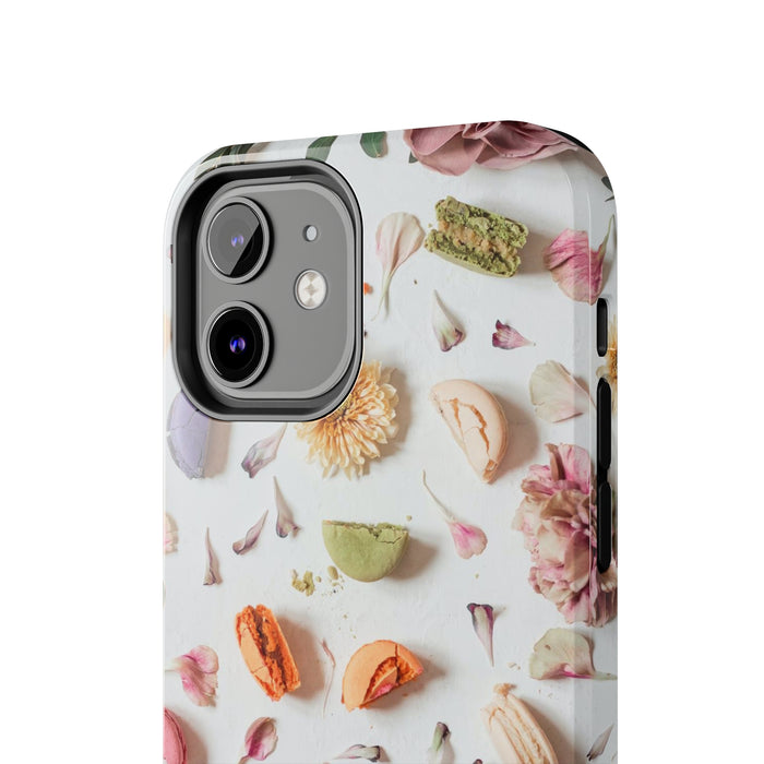 Tough Phone Cases - Blooming Beauty: Delicate Petals in Motion